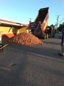 Delivering Sweet Potatos